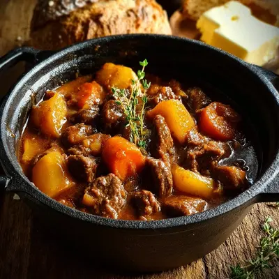 Hearty Autumn Harvest Beef Stew: A Fall Comfort Meal