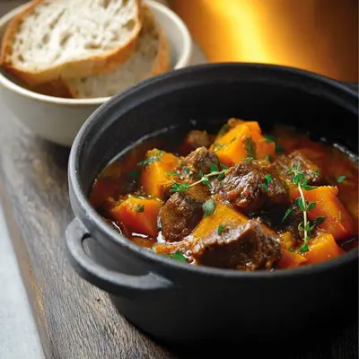 Hearty Beef and Kabocha Squash Stew: A Winter Comfort