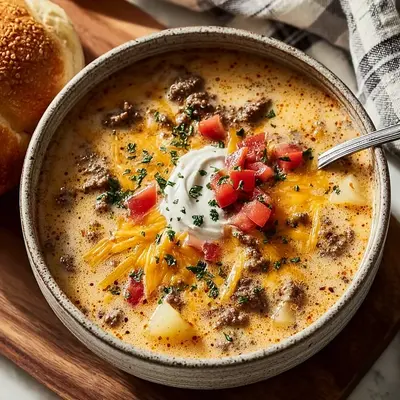 Hearty Cheeseburger Soup: A Weeknight Comfort Bowl