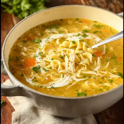 Hearty Chicken Noodle Soup: My Family's Comfort Bowl