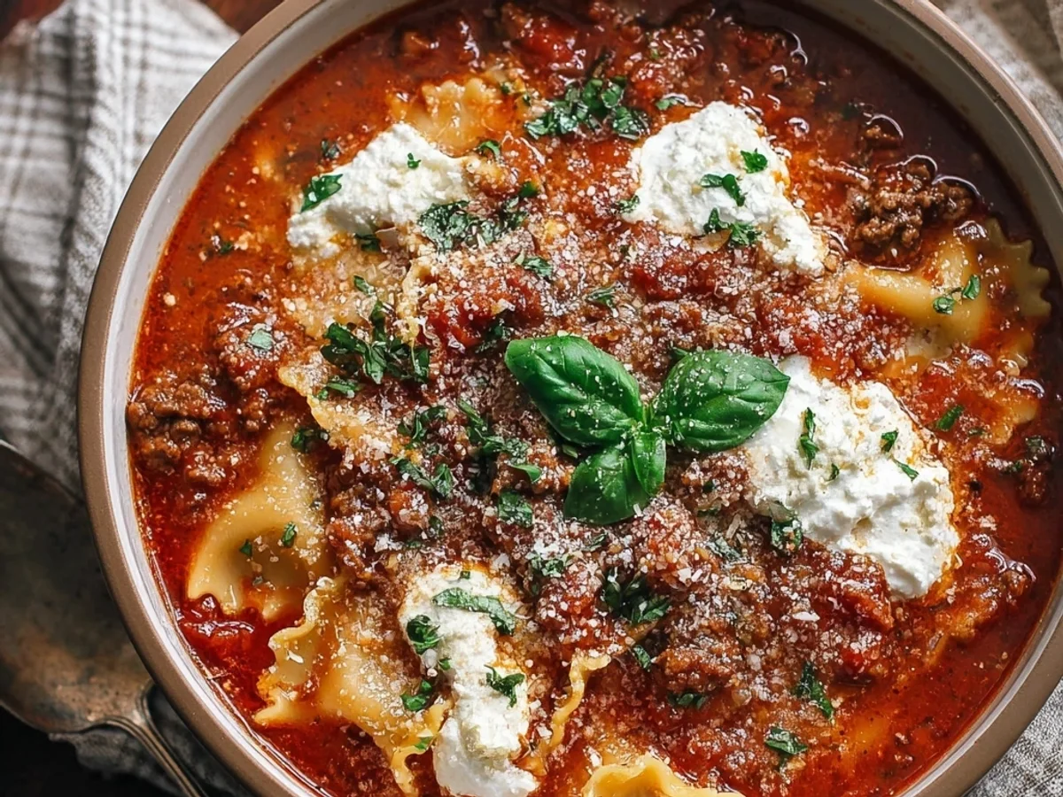 Hearty Crockpot Lasagna Soup: Simple Weeknight Comfort - Featured Image