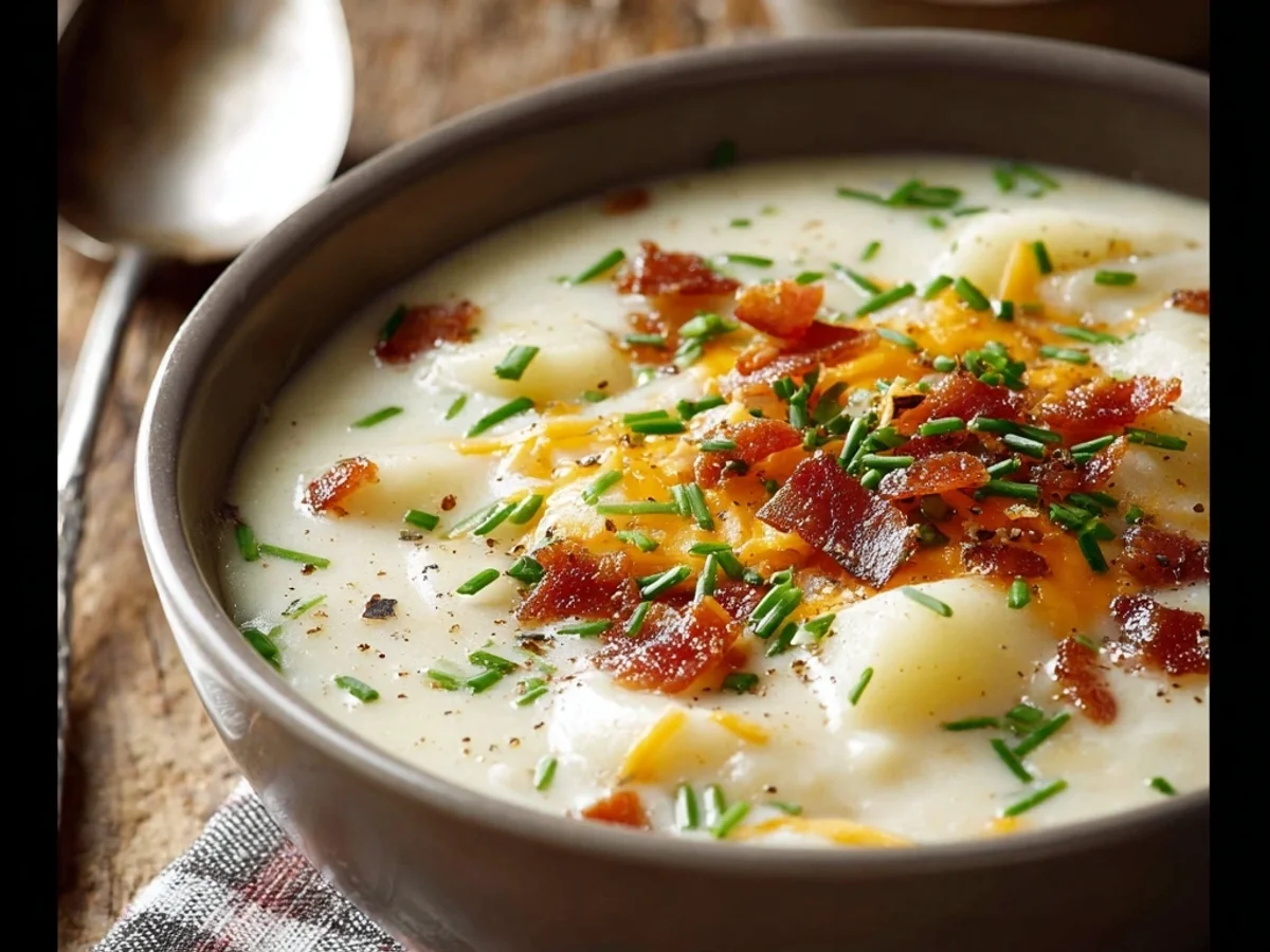 Hearty Crockpot Potato Soup: Creamy & Simple Dinner - Featured Image