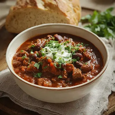 Hearty Deer Chili: A Smoky, Comforting Bowl