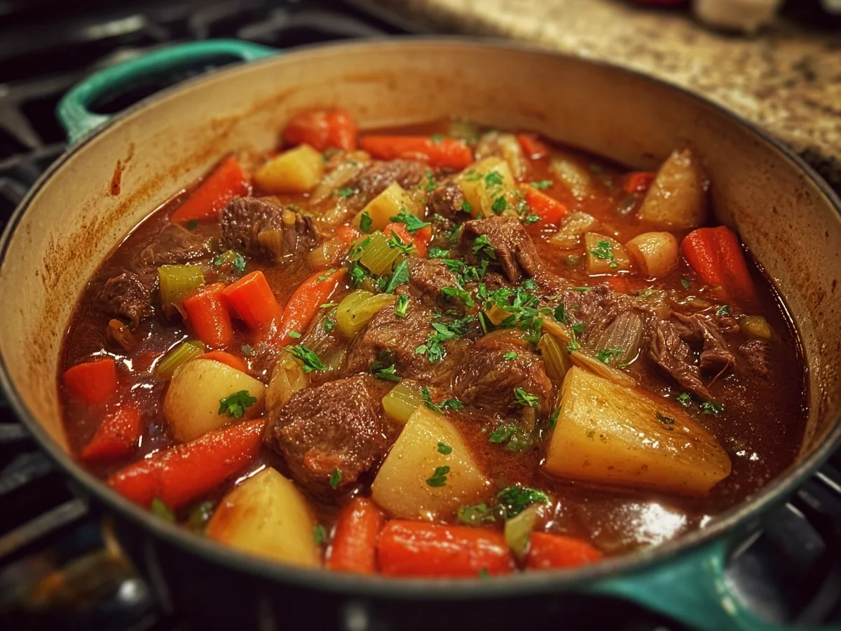 Hearty Dutch Oven Beef Stew: Classic Comfort Food - Featured Image