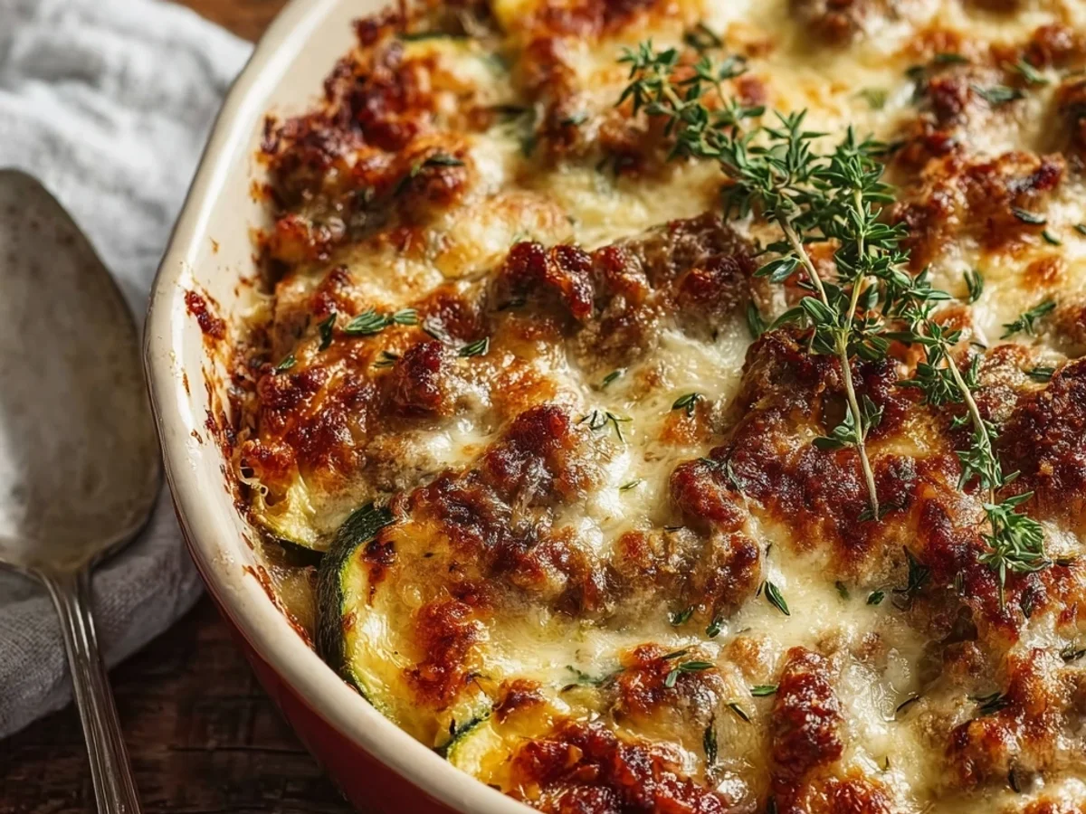 Hearty Ground Turkey Zucchini Casserole: Weeknight Win - Featured Image