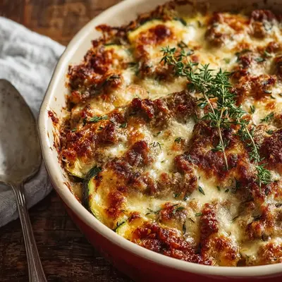 Hearty Ground Turkey Zucchini Casserole: Weeknight Win