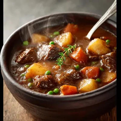 Hearty Healthy Beef Stew: Easy Crockpot Comfort