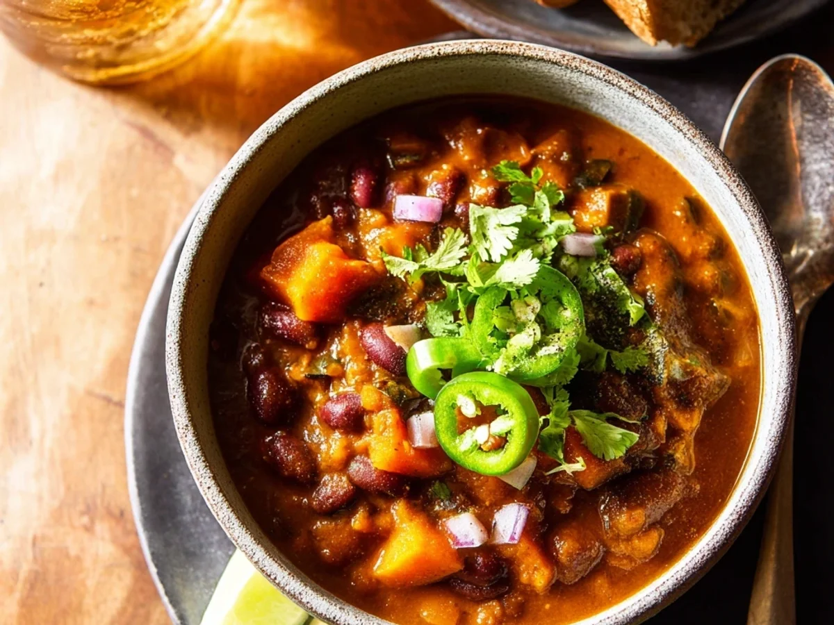 Hearty Kabocha Two-Bean Chili: A Flavorful Meal - Featured Image