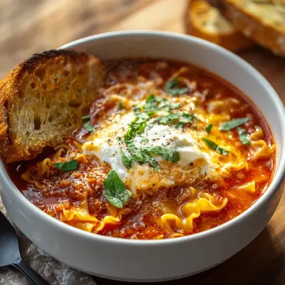 Hearty Lasagna Soup Recipe: A Rustic One-Pot Comfort
