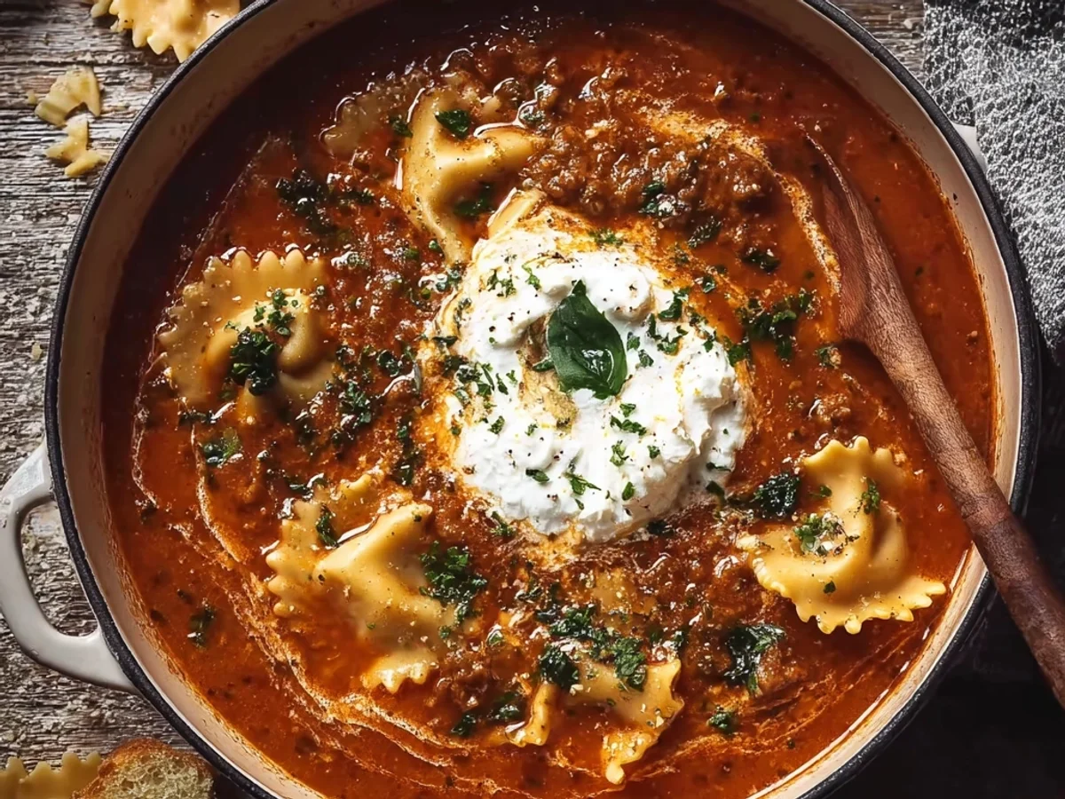 Hearty One-Pot Lasagna Soup: Weeknight Comfort - Featured Image