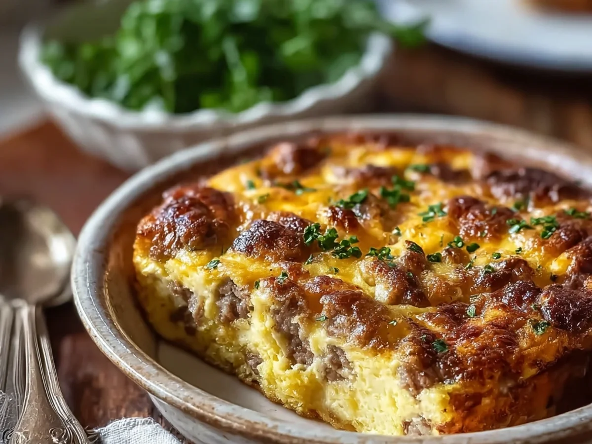 Hearty Sausage and Egg Casserole for Easy Brunch - Featured Image