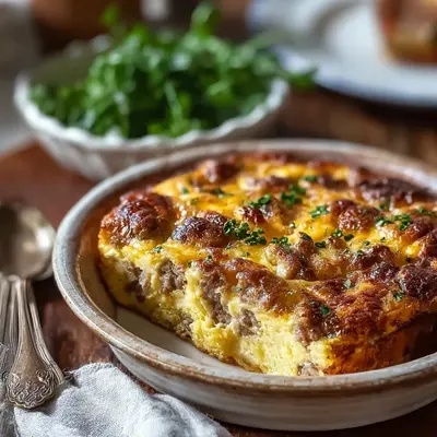 Hearty Sausage and Egg Casserole for Easy Brunch