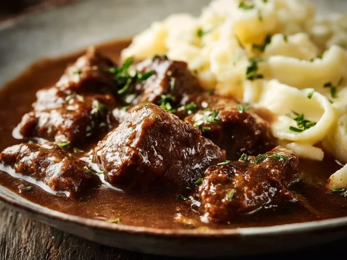 Hearty Sirloin Tips in Gravy: My Weeknight Winner - Featured Image