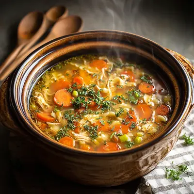 Hearty Slow Cooker Chicken Noodle Soup