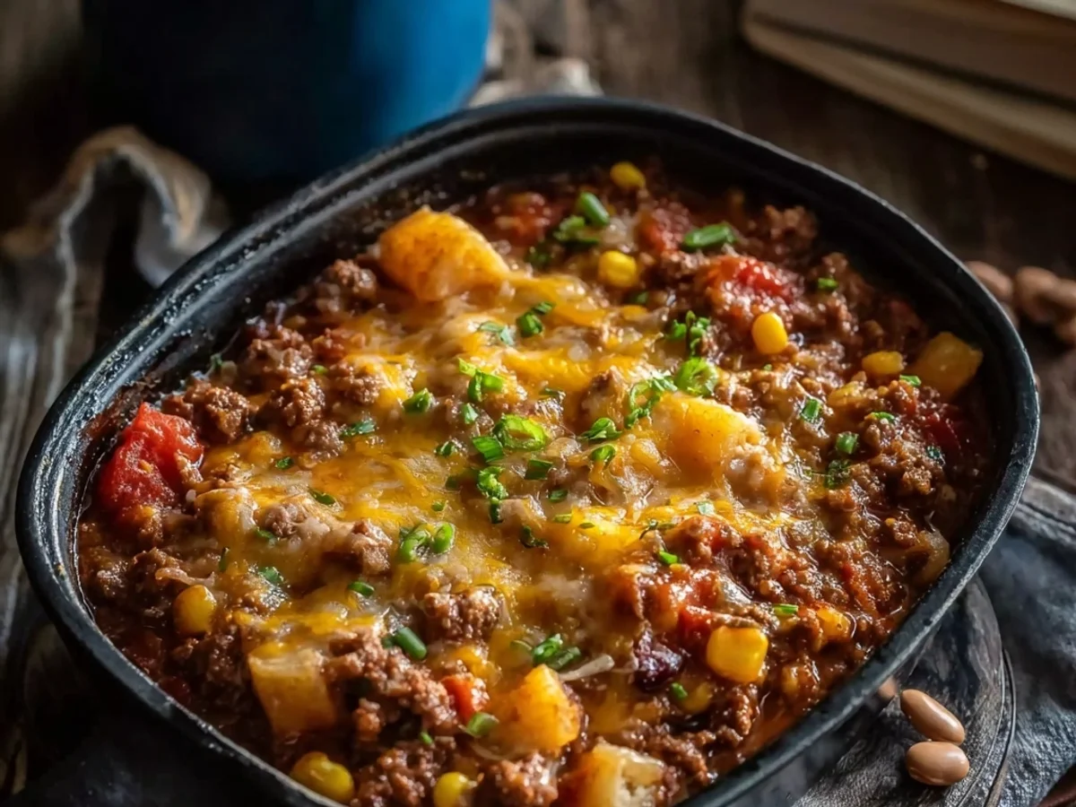 Hearty Slow Cooker Cowboy Casserole: A Weeknight Wonder - Featured Image