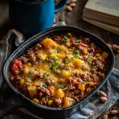 Hearty Slow Cooker Cowboy Casserole: A Weeknight Wonder