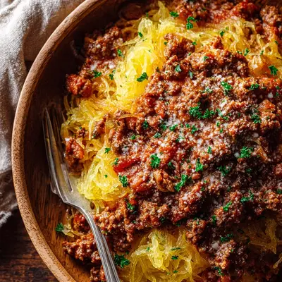 Hearty Spaghetti Squash Bolognese: A Lighter Classic
