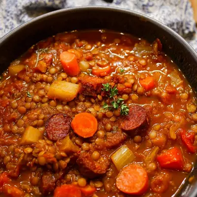 Hearty Spanish Lentil Stew