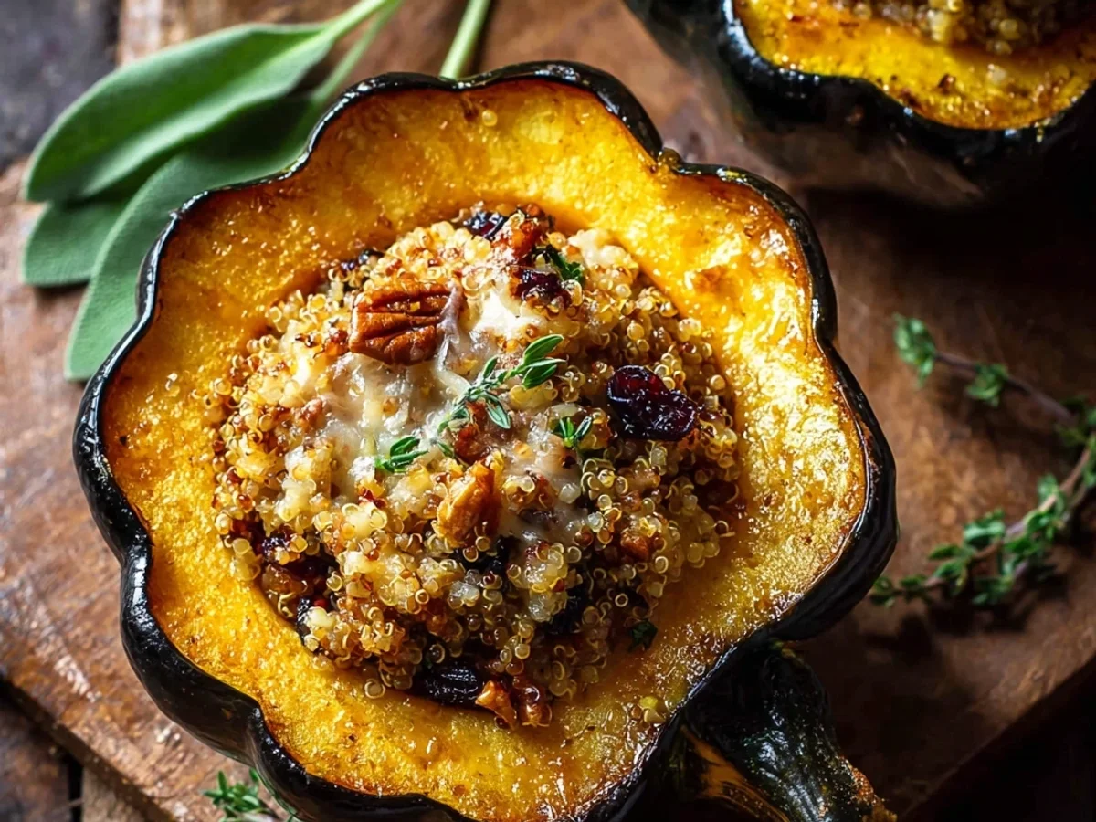 Hearty Stuffed Acorn Squash: Simple Weeknight Meal - Featured Image