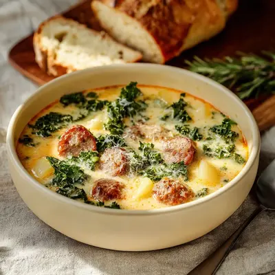 Hearty Zuppa Toscana Soup: A Creamy Kitchen Hug