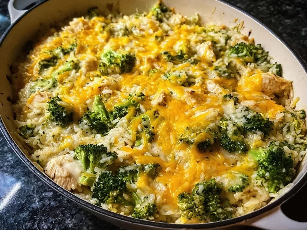 High-Protein Chicken Broccoli Rice Casserole for Meal Prep - Featured Image