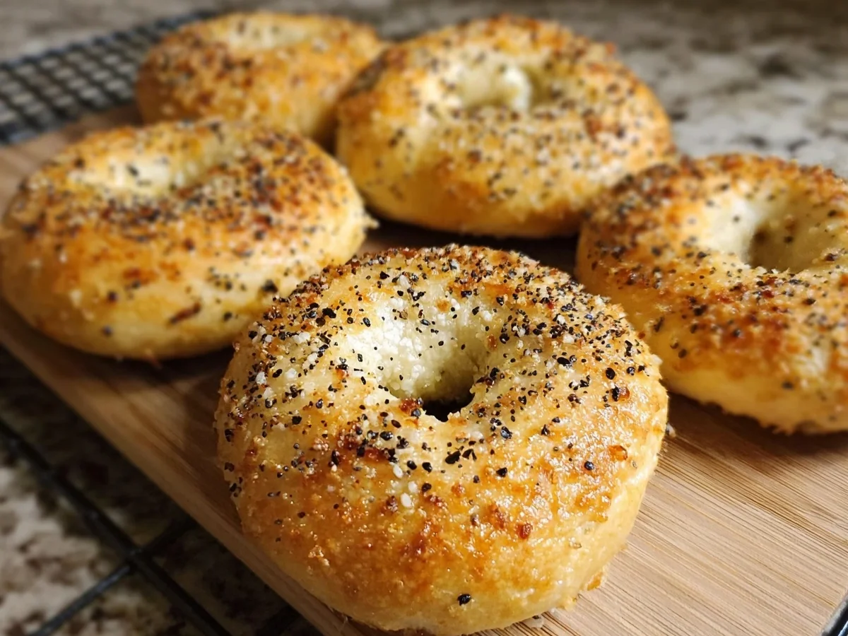 High Protein Cottage Cheese Bagels - Featured Image