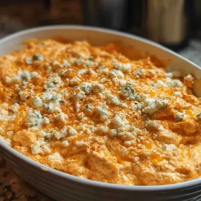 High-Protein Cottage Cheese Buffalo Chicken Dip