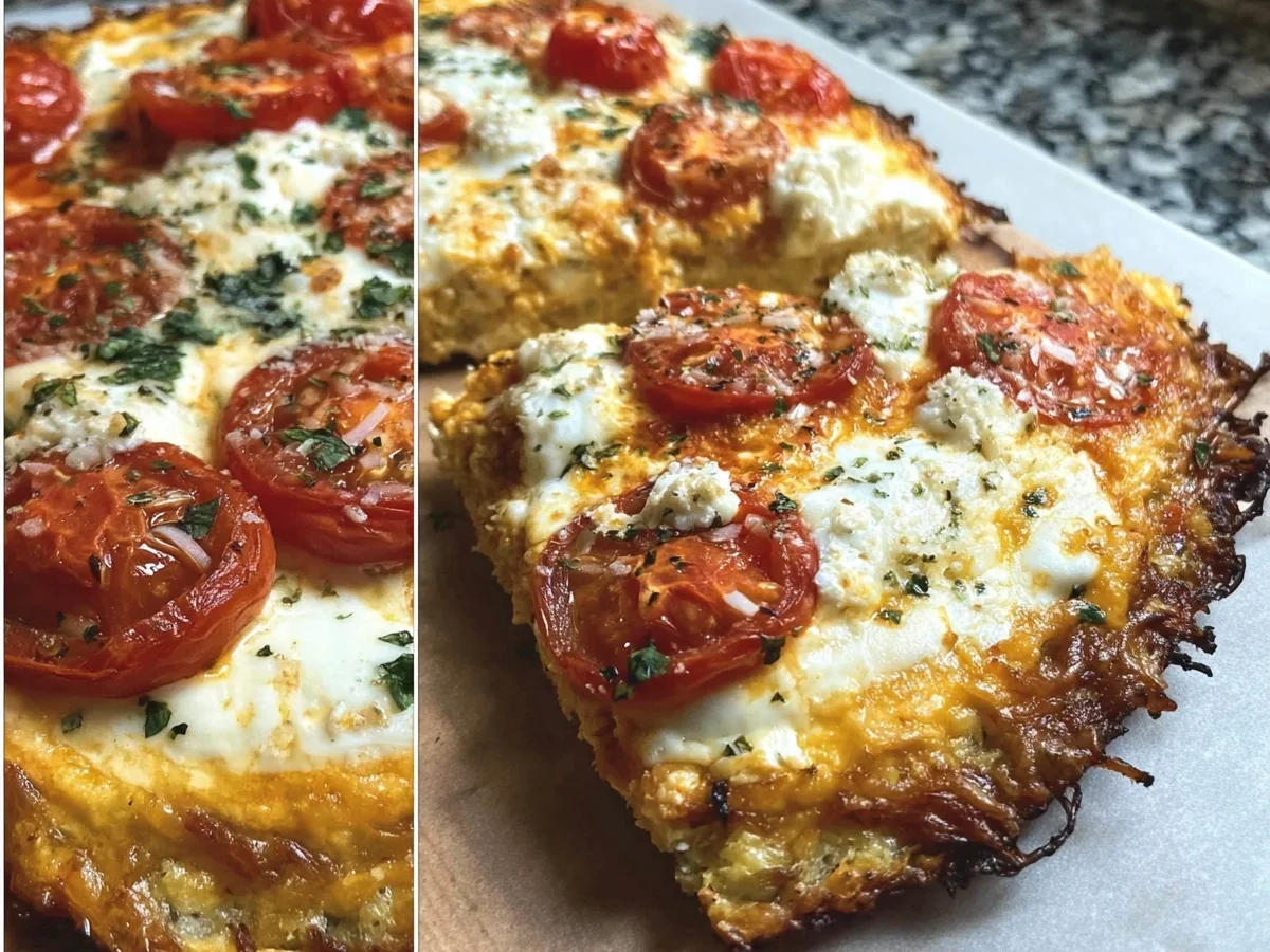 High Protein Cottage Cheese Flatbread Pizza - Featured Image