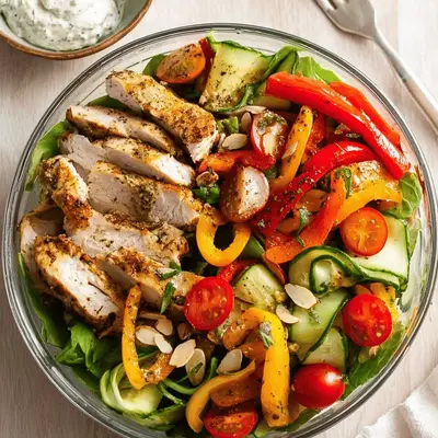 High Protein Lunch Recipes: Quick Chicken Power Bowl