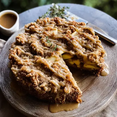 Homestyle Apple Crumb Cake with Sweet Drizzle