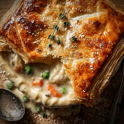 Homestyle Chicken Pot Pie: Flaky Crust Comfort