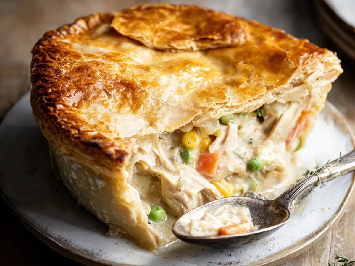 Homestyle Comforting Homemade Chicken Pot Pie - Featured Image