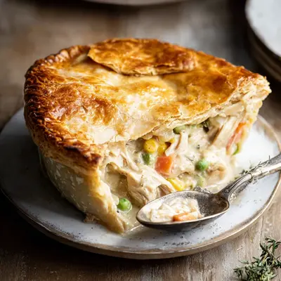 Homestyle Comforting Homemade Chicken Pot Pie