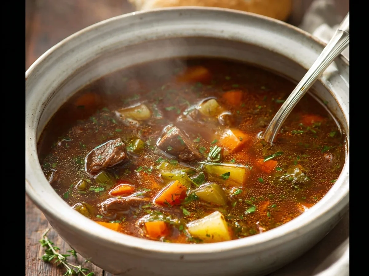 Homestyle Easy Vegetable Beef Soup: A Weekend Comfort - Featured Image