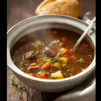 Homestyle Easy Vegetable Beef Soup: A Weekend Comfort