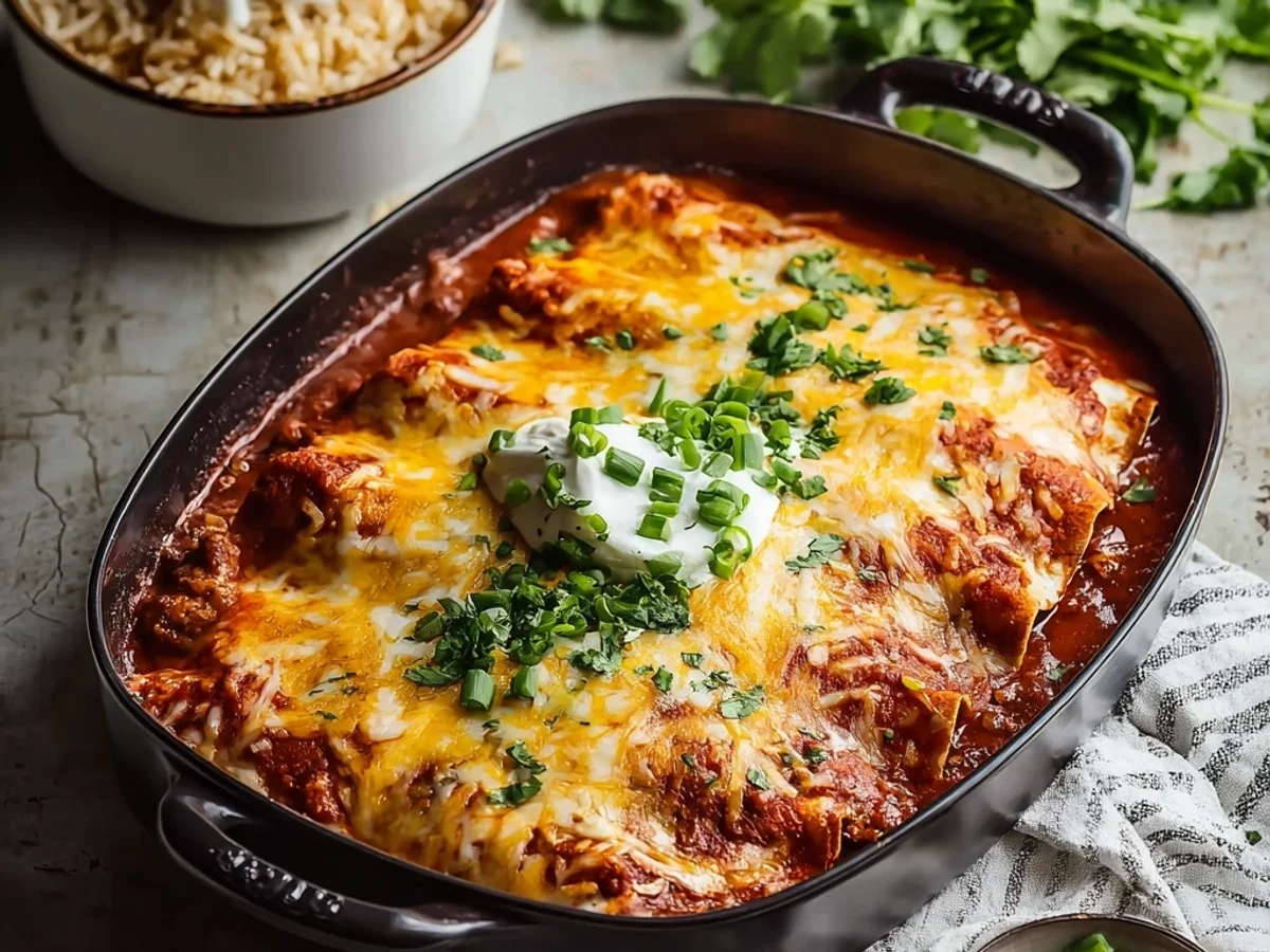 Homestyle Ground Beef Enchiladas: A Family Favorite - Featured Image