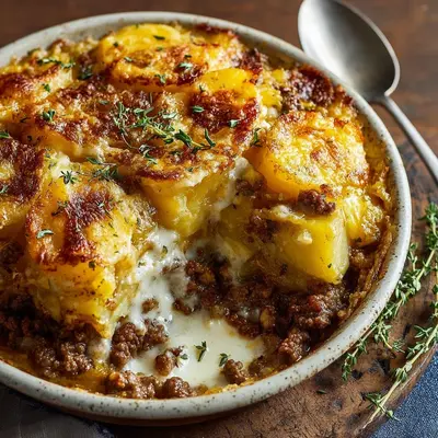 Homestyle Ground Beef Potatoes Casserole Bake