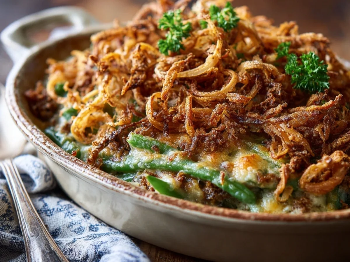 Homestyle Hamburger Green Bean Casserole Fix - Featured Image
