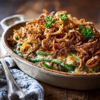 Homestyle Hamburger Green Bean Casserole Fix