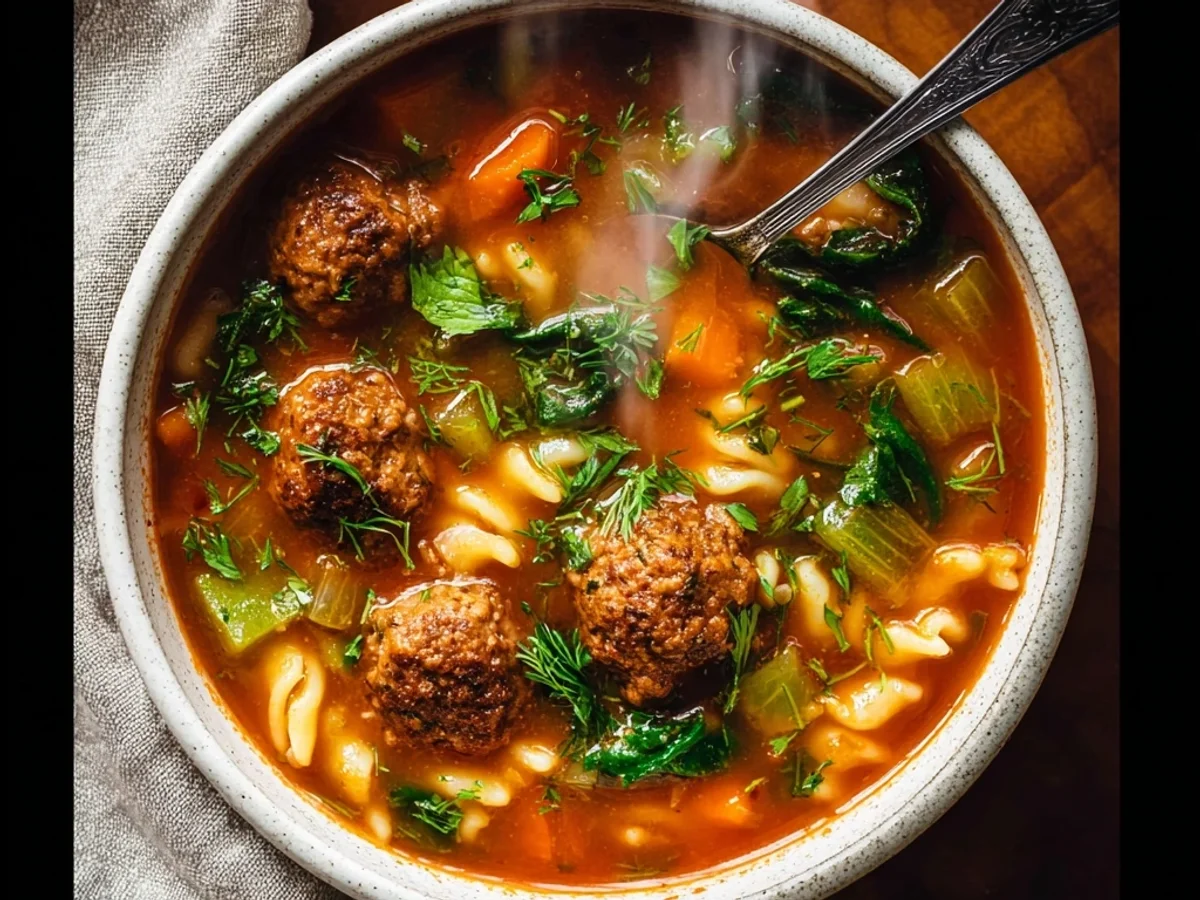 Homestyle Hearty Meatball Soup: A Bowl of Comfort - Featured Image