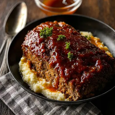 Homestyle Meatloaf with Brown Sugar Glaze Recipe