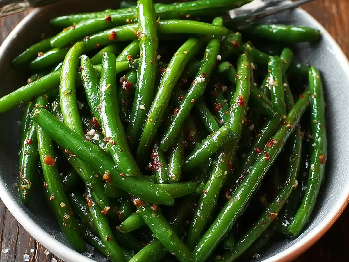 Homestyle Texas Roadhouse Green Beans Copycat Recipe - Featured Image