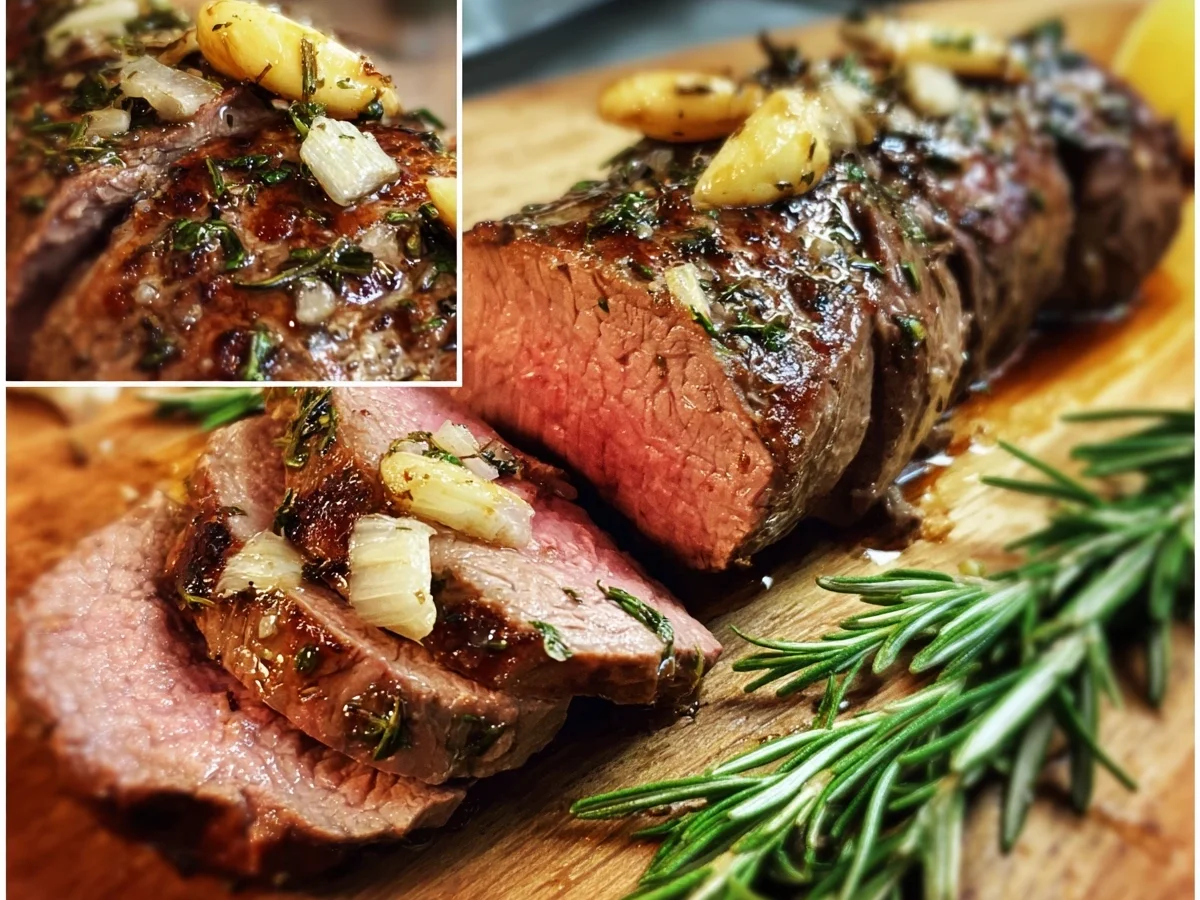 Jamie Oliver Lamb Tenderloin with Rosemary & Garlic - Featured Image
