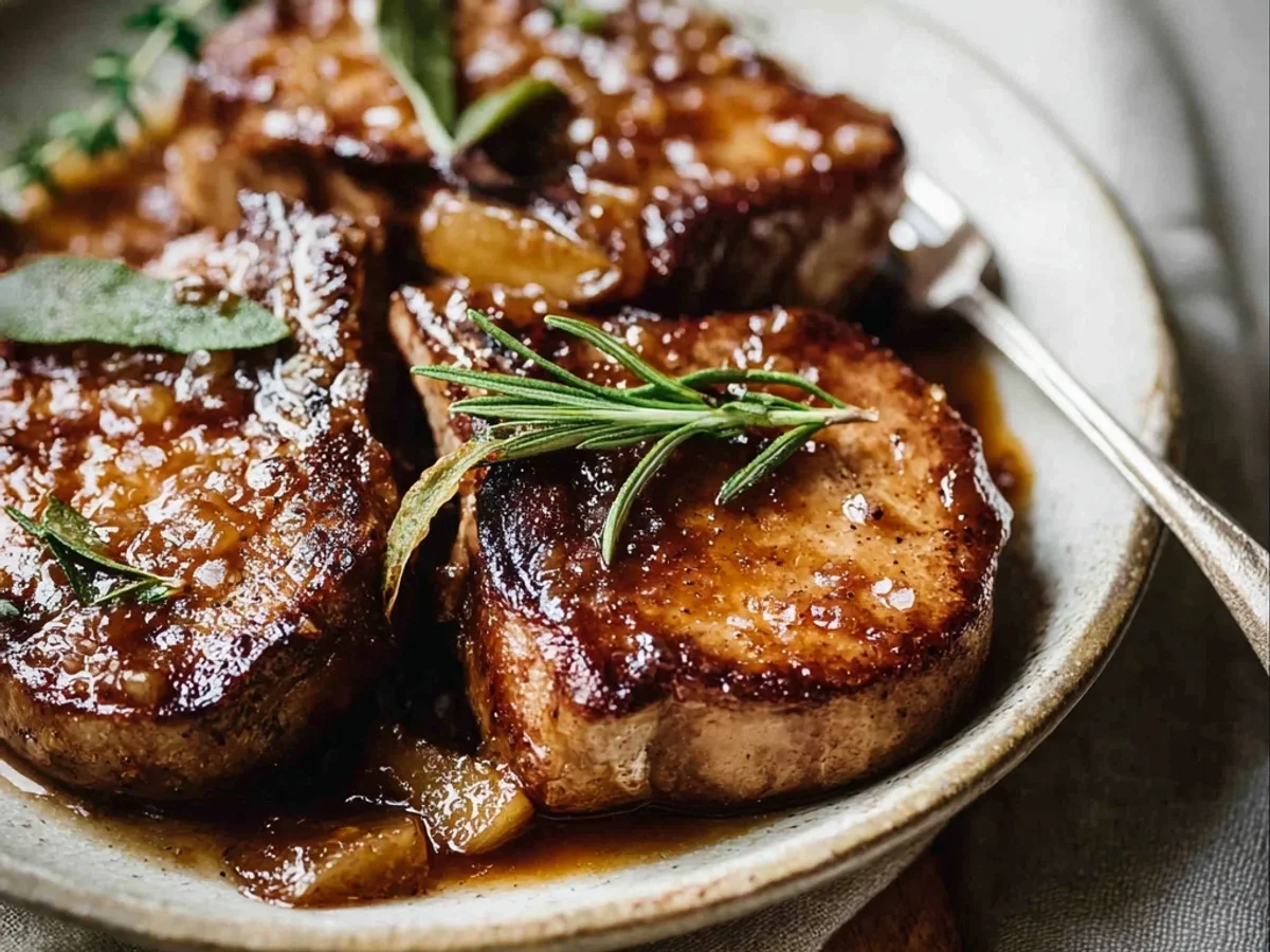 Juicy Apple Butter Lamb Chops: A Sweet & Savory Dinner - Featured Image