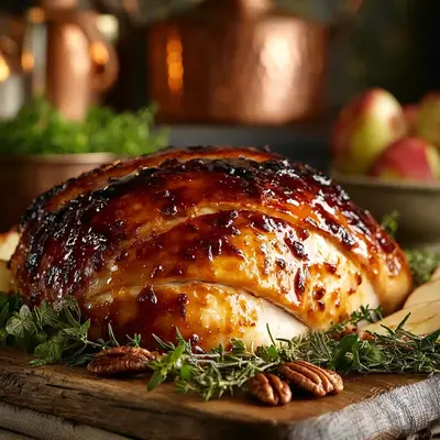 Juicy Apple Cider Glazed Turkey Breast