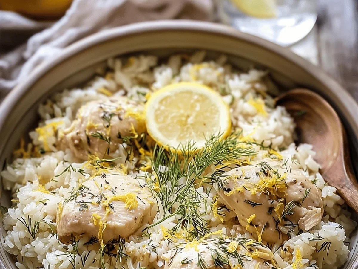 Lemon Herb Chicken Rice: Easy One-Pan Comfort Meal - Featured Image