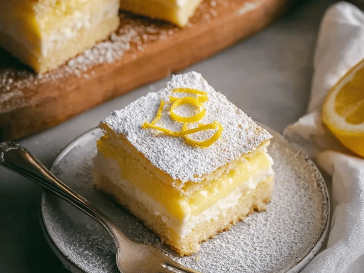 Magic Lemon Custard Cake: A Delicious Dessert - Featured Image