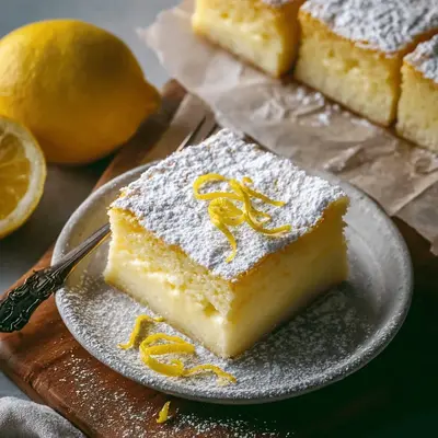Magic Lemon Custard Cake Recipe