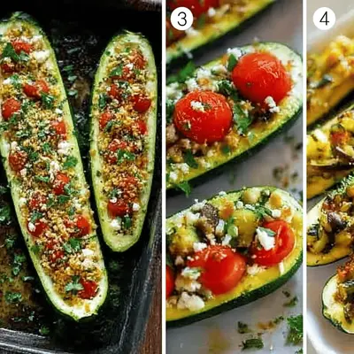 Mediterranean Stuffed Zucchini: Flavorful and Healthy