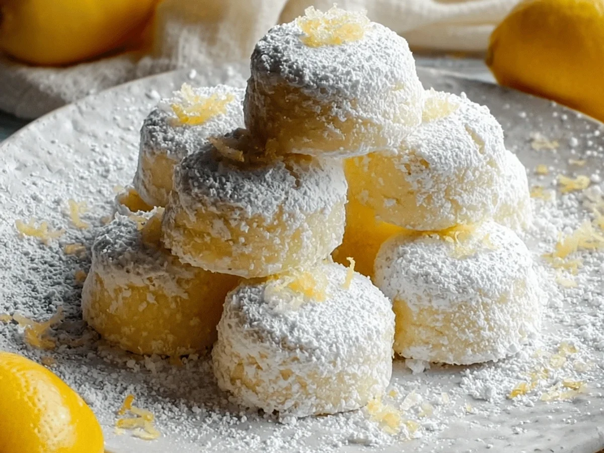 Melt-in-Your-Mouth Meyer Lemon Meltaways - Featured Image